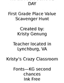 ROCK YOUR SCHOOL DAY Place Value Scavenger Hunt