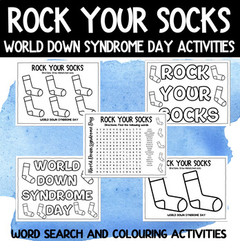Preview of ROCK YOUR SOCKS | WORLD DOWN SYNDROME AWARENESS DAY ACTIVITIES