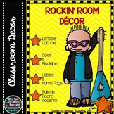 Rock and Roll Classroom Decor--Editable PDF Pack