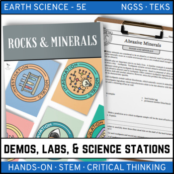 Preview of Rocks and Minerals - Demo, Labs, and Science Stations
