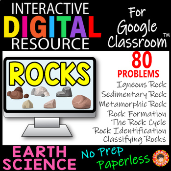 Preview of ROCKS  ~Interactive Digital Resource for Google Classroom~ Earth Science