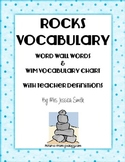 Rocks Vocabulary Words