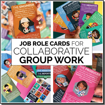Preview of ROLE CARDS for Collaborative Group Work