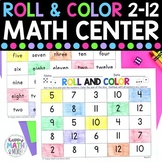Roll And Color 2-12 Number Sense Addition Math Center