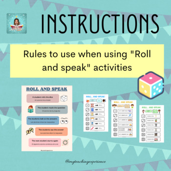 Preview of ROLL AND SPEAK RULES