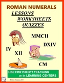 ROMAN NUMERALS Lessons, Worksheets, & Quizzes