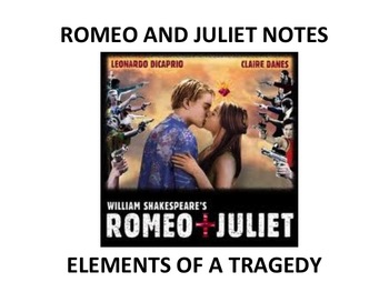 Preview of ROMEO AND JULIET: ELEMENTS OF A TRAGEDY POWER POINT