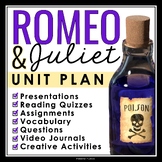 Romeo and Juliet Unit Plan -  Complete Drama Reading Unit 