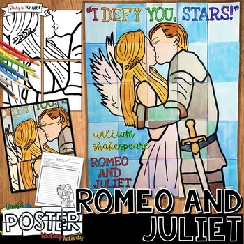 Preview of Romeo and Juliet, William Shakespeare, Collaborative Poster, Writing Activity