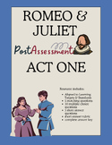 ROMEO & JULIET | ACT ONE | ASSESSMENT