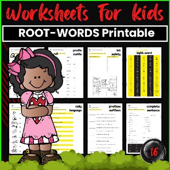 Preview of ROOT-WORDS Worksheet Printable activities