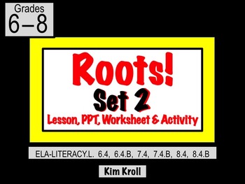 Preview of ROOTS          Lesson, PPT, Worksheet, and Activity     SET 2