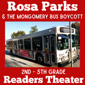 Preview of ROSA PARKS Activity Readers Theatre Theater Script 2nd 3rd 4th 5th Grade
