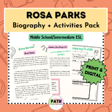ROSA PARKS || Biography + Reading & Writing Activities || 