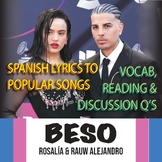 ROSALÍA & Rauw Alejandro - BESO - Song Lyrics & Activities