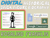 ROSALIND FRANKLIN Digital Historical Stick Figure Biograph