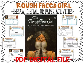 Preview of ROUGH FACED GIRL FOR SEESAW OR DIGITAL FILE NO PREP ACTIVITY PAGES