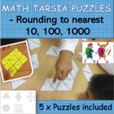 Math Tarsia Puzzle | ROUNDING TO NEAREST 10, 100, 1000