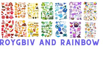 Preview of ROYGBIV anfd Rainbow Visual Idea Resource Sheet