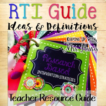 Preview of RTI - Intervention Strategies and Definitions