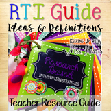 RTI - Intervention Strategies and Definitions