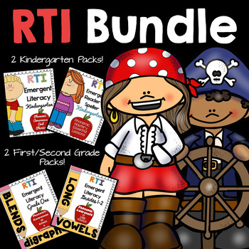 Preview of RTI Bundle: Kindergarten, First & Second Grade Distance Learning