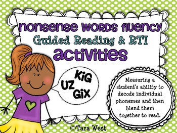 Preview of Nonsense Word Fluency Activities