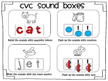 RTI & Kindergarten Guided Reading Phoneme Segmentation Activities