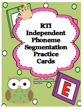 Preview of RTI Independent Phoneme Segmentation Practice