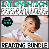Reading Intervention Activities & Assessments MEGA BUNDLE 
