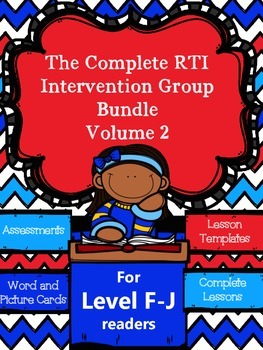 Preview of RTI Intervention/Guided Reading/Tutoring Bundle Volume 2-Level F-J (10-18)