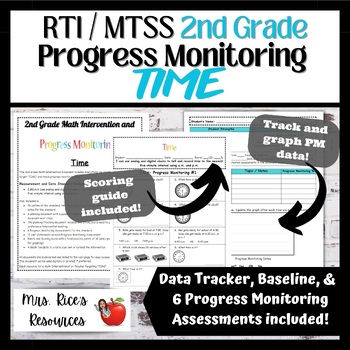 Preview of RTI / MTSS 2nd Grade Intervention and Progress Monitoring for TIME