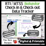 RTI / MTSS Behavior Check-in/Check-out Data Tracker