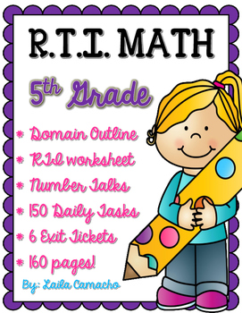 Preview of RTI Math Grade 5