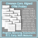 RTI Math CBM's: Common Core Aligned Assessments for the Pr