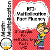 RTI: Multiplication Review for Grades 3-5