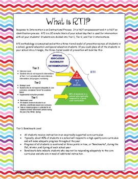 Preview of RTI Notes from Mary Howard Workshop