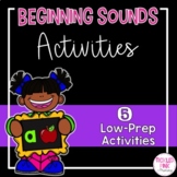Beginning Sounds Activities (Low-Prep)