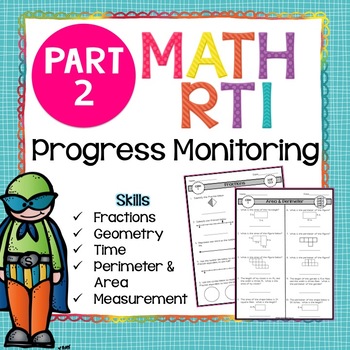 Preview of Third Grade Math RTI - Part 2