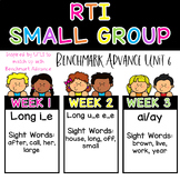 RTI Small Group - Inspired by UFLI - Benchmark Advance Unit 6