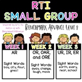 RTI Small Group - Inspired by UFLI - Benchmark Advance Unit 8