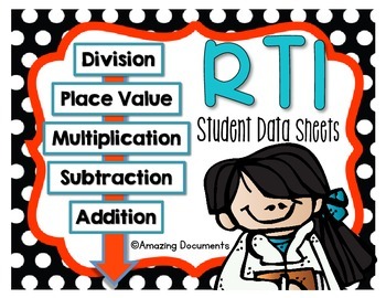 Preview of RTI Student Data Tracking Forms
