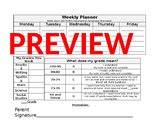 RTI - Student Weekly Planner & Grade Tracker