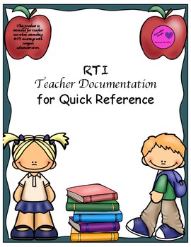 Preview of RTI Teacher Documentation Data Tracking Sample