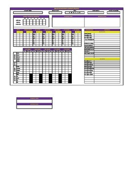 Preview of RTI Tracking Form / Student Profile Sheet