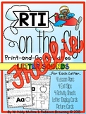 RTI on the Fly:  Letter Sounds Freebie