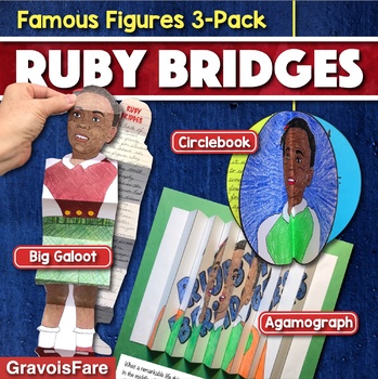 Preview of RUBY BRIDGES BIOGRAPHY ACTIVITIES: 3 Hands-On Projects / Bulletin Board