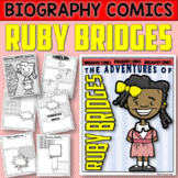 RUBY BRIDGES Biography Comics Research or Book Report | Gr