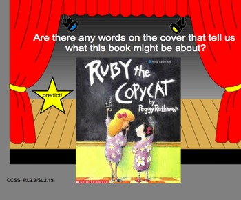 Preview of RUBY THE COPYCAT SMART BOARD LESSONS