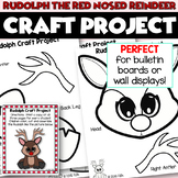 RUDOLPH THE RED NOSED REINDEER Printable Craft Project | C
